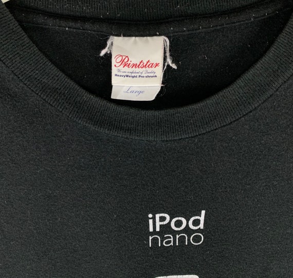Vintage Apple ipod nano 1st gen promo tshirt medi… - image 5