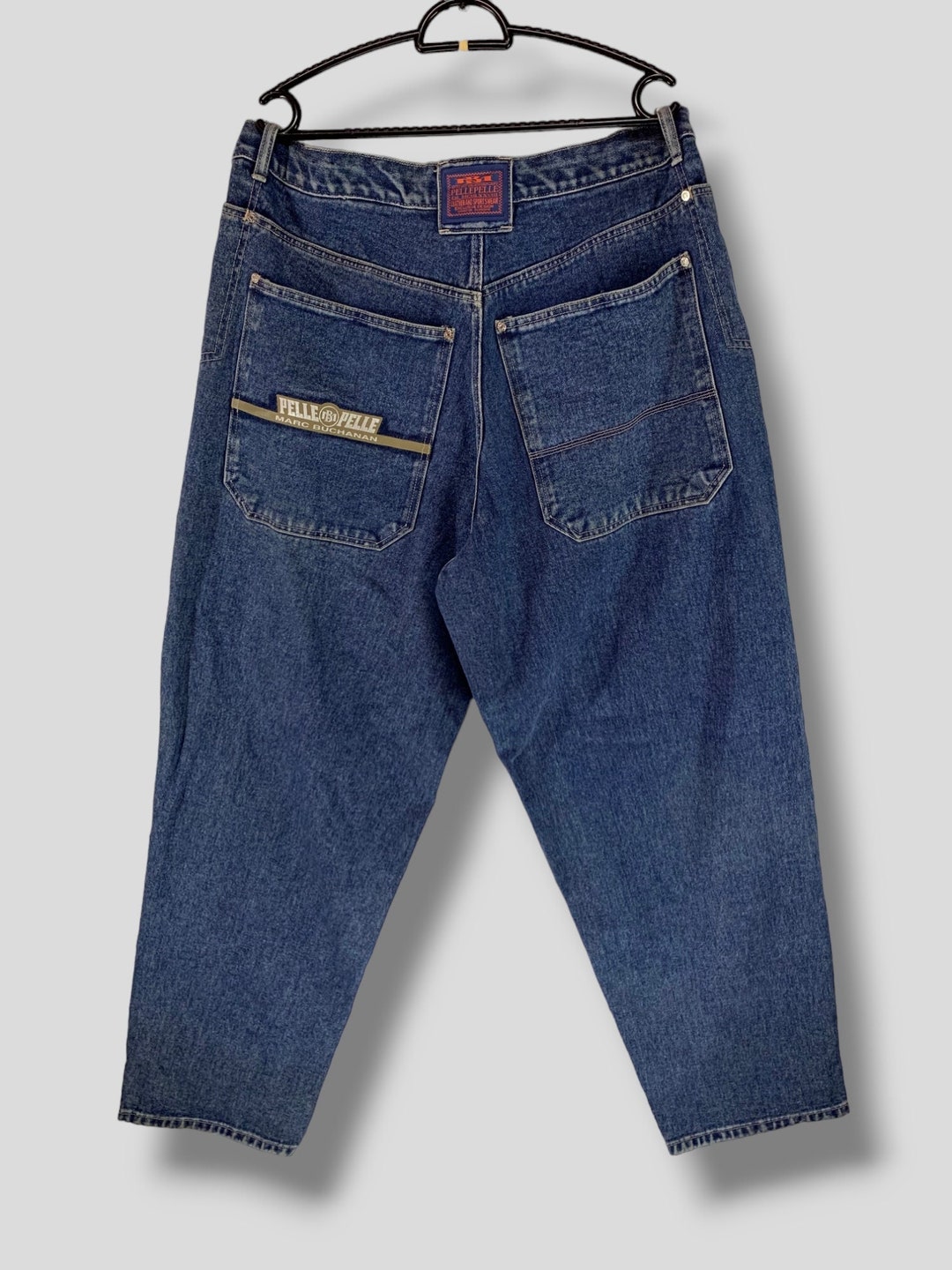 Vintage Pelle Pelle Marc Buchanan Enzyme Denim Pant Designer Vintage Pelle Pelle Marc Buchanan Enzyme Denim Pant Designer