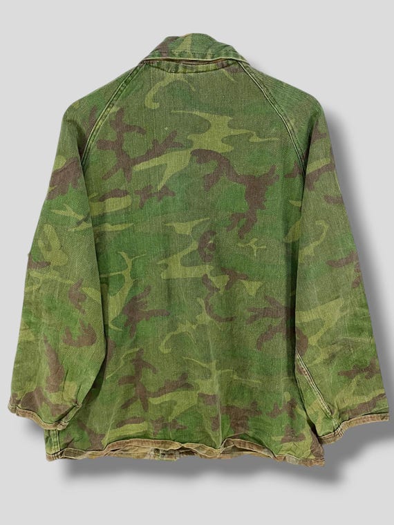 Vintage 70s Ranger Camo Reversible Distressed Hunting Jacket