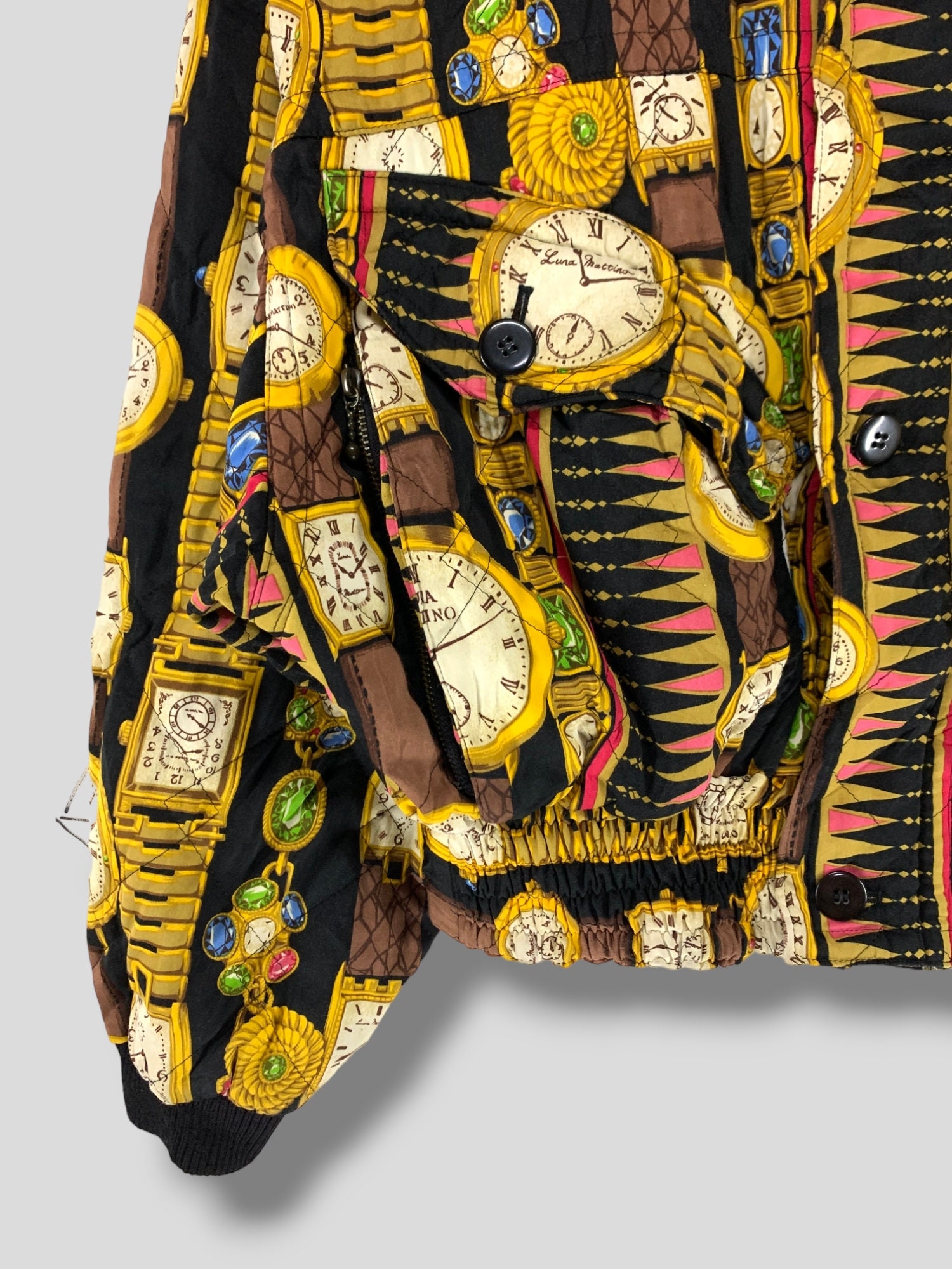 LUNA MATTINO 90s 変形ジャケット archive Y2K 古着 Vintage Luna Mattino Baroque Bomber Jacket Japanese Brand