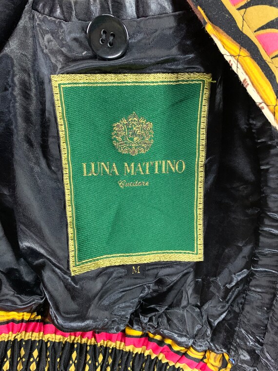 Vintage Luna Mattino Baroque Bomber Jacket Japanese Brand Allover  