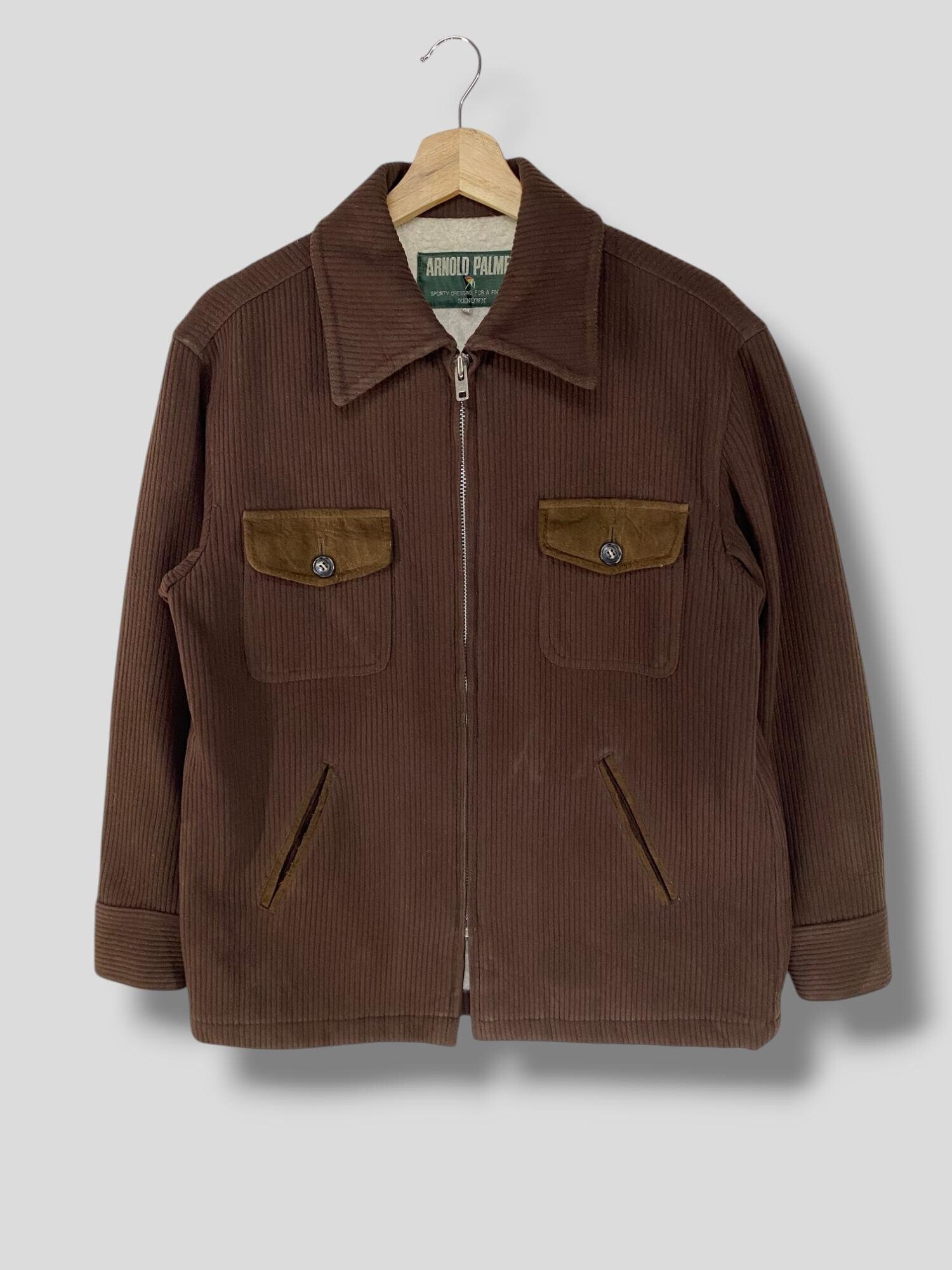 Veste vintage Arnold Palmer homme 40R marine simple boutonnage boutons