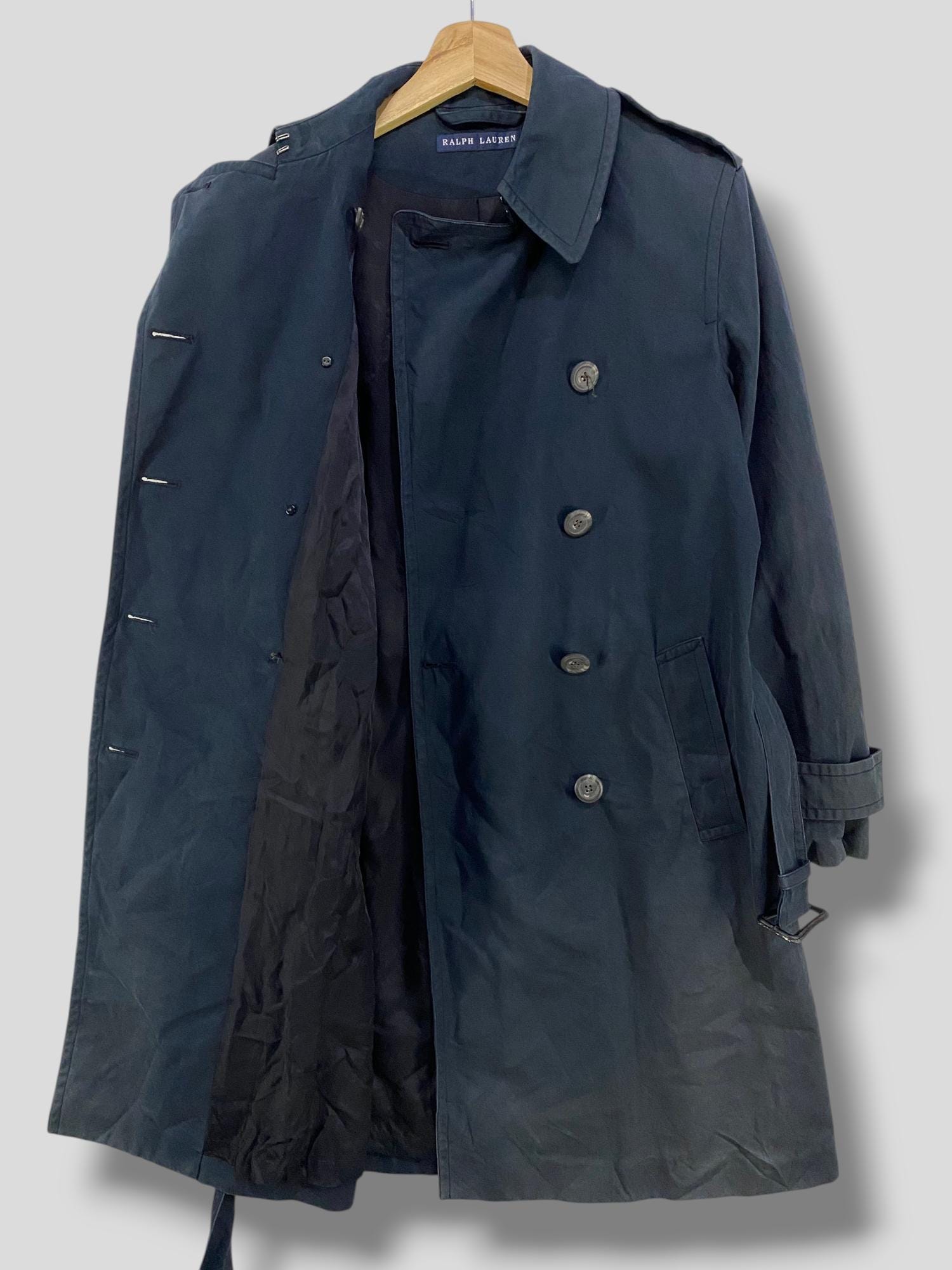 ヴィンテージ ラルフローレン ダブルブレスト トレンチコート