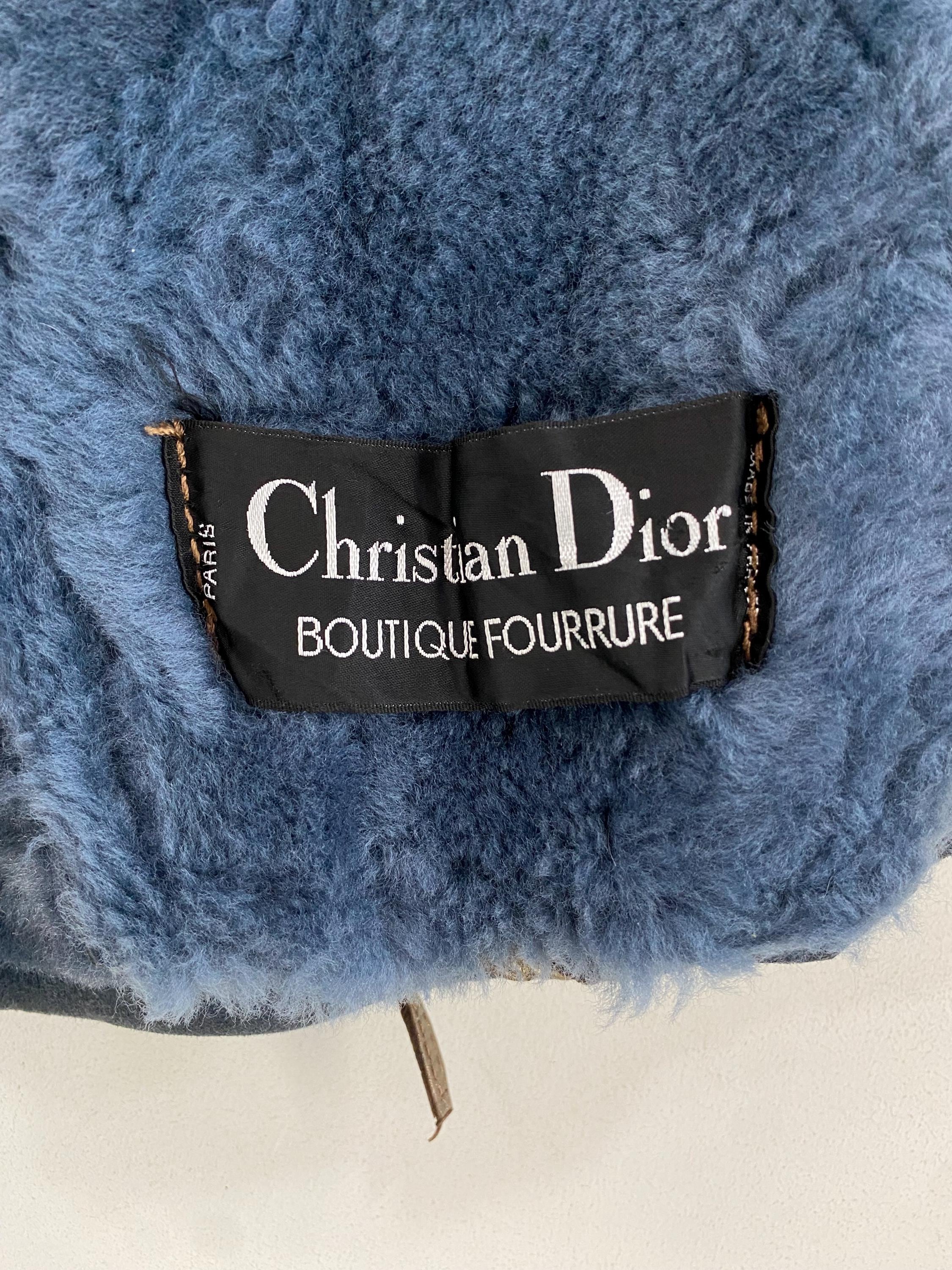 Vintage 70s Christian Dior Boutique by Frederic Castet Golden