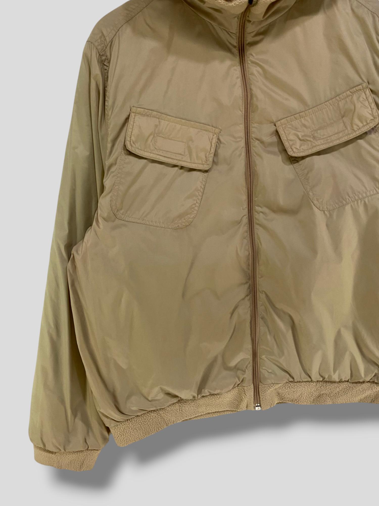 仙101 MONCLER × HUSKY リバーシブルジャケット Sサイズ ナイロン 