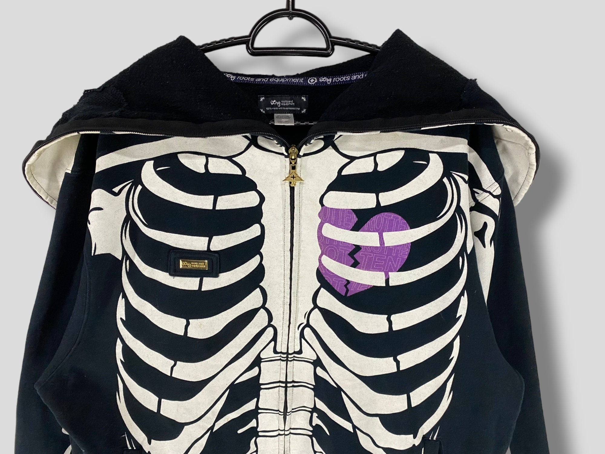 Lrg full zip skeleton hoodie deals