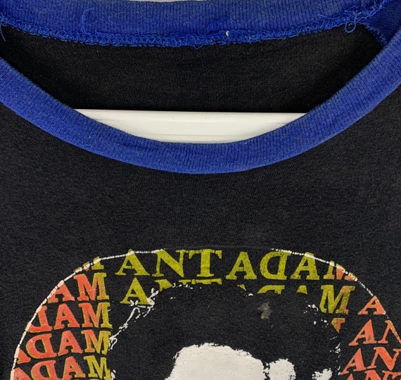 Vintage 80s Adam ant in concert raglan tshirt Ada… - image 9