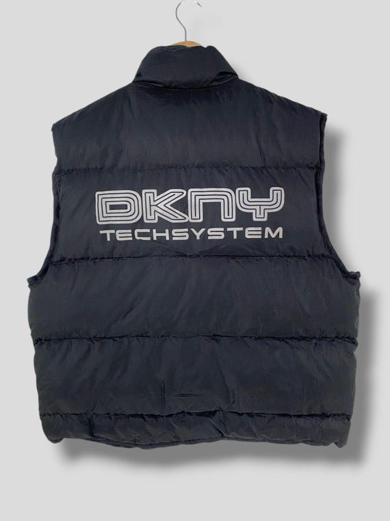 Vintage DKNY Donna Karan New York Tech System Down Puffer Vest