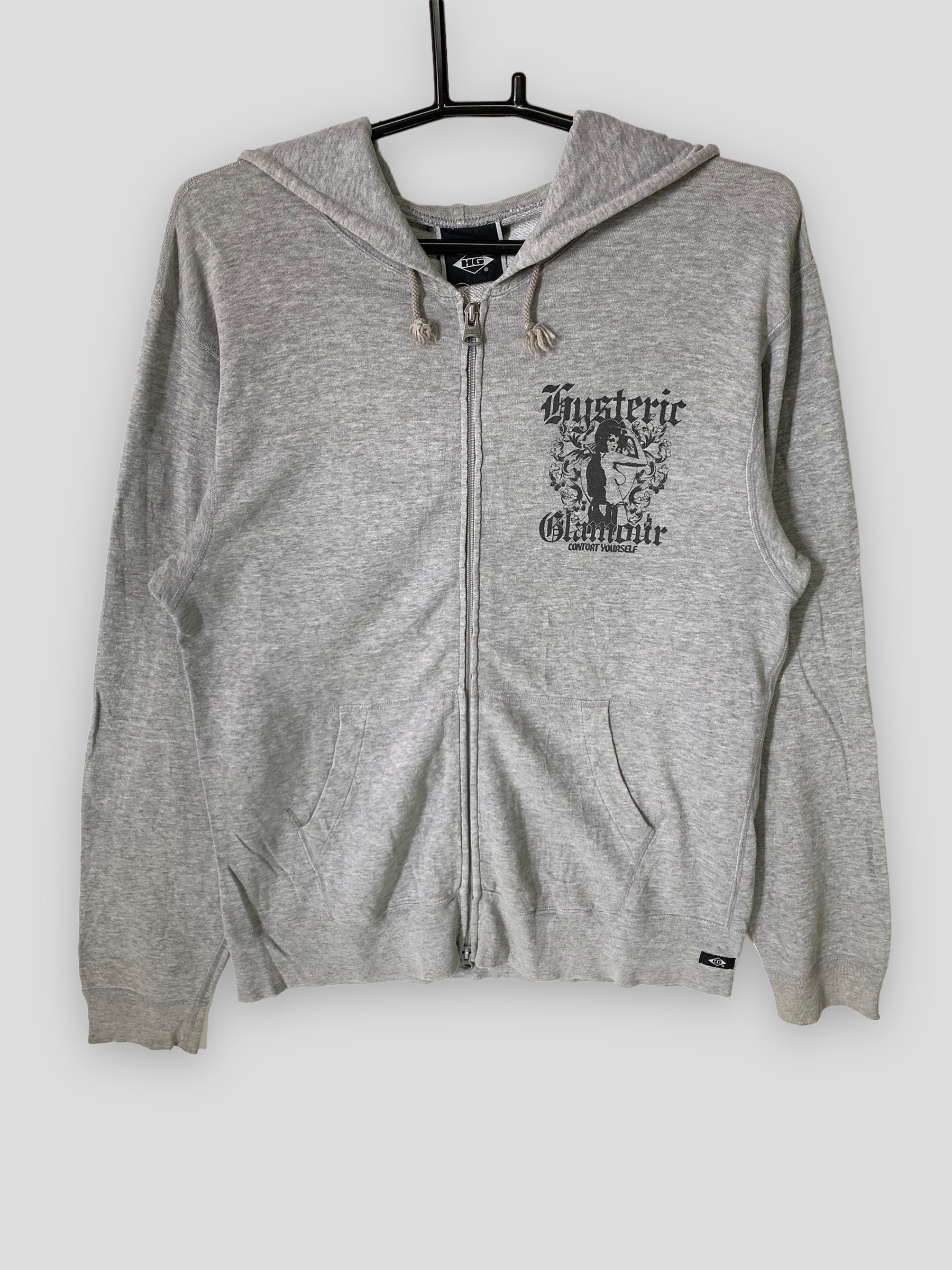 Vintage Y2k Hysteric Glamour Contort Yourself Sexy Girl Hoodie