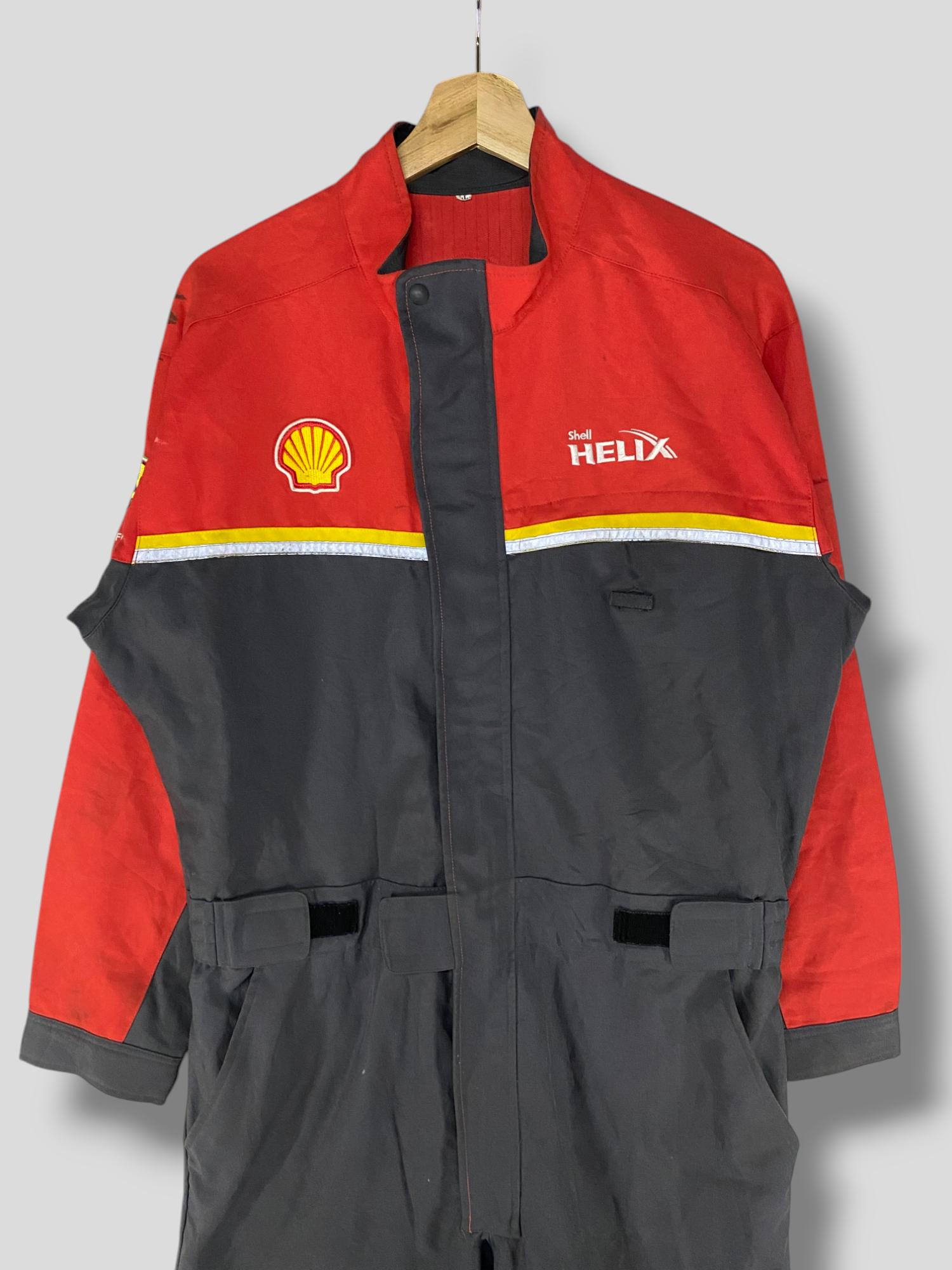 Vintage Scuderia Ferrari Shell Helix Coverall Motorsport Workwear 