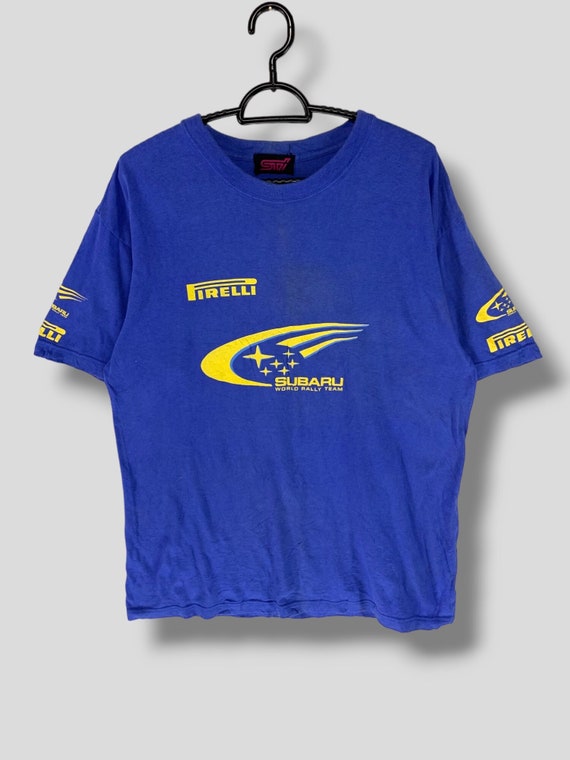 Vintage Subaru Pirelli World Rally Team Tshirt Subaru