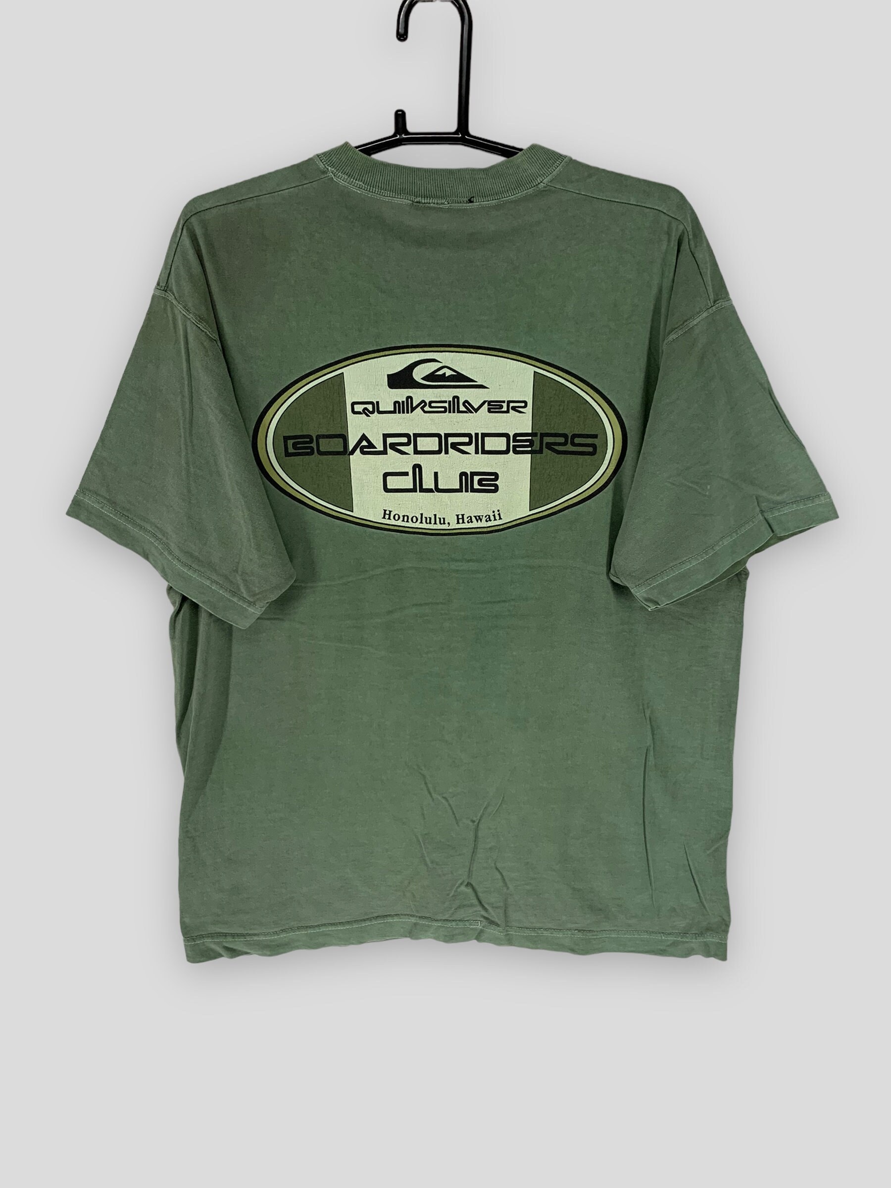 Vintage 90s Quiksilver Boardriders Club Honolulu Hawaii Tshirt