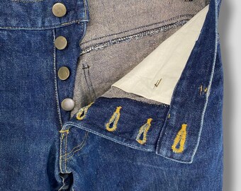 サイズ32 ヴィンテージ ネメスの象徴的な赤いステッチパッチの膝丈