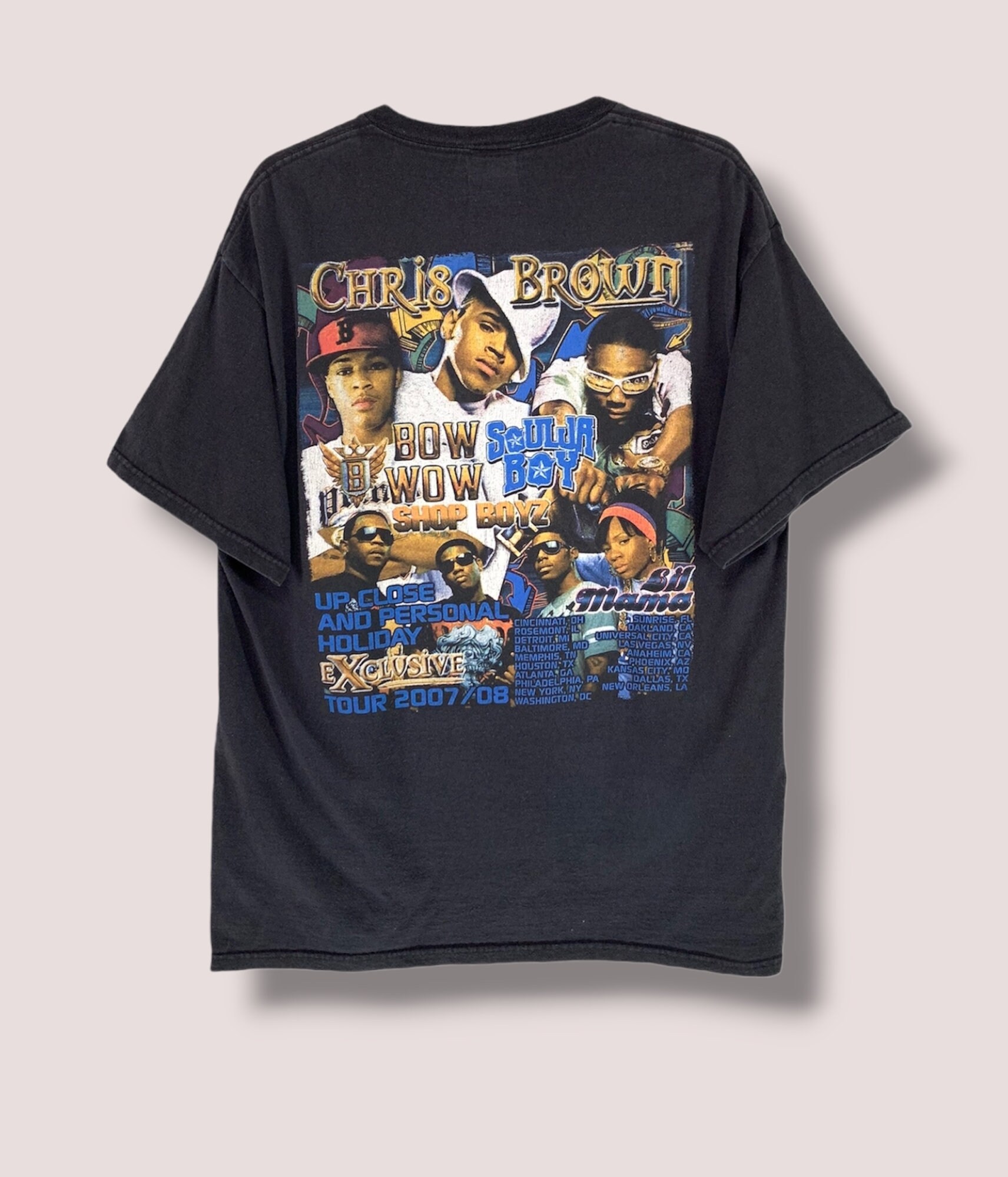 安価 ワタナベ Chris Brown Soulja Tshirt Tour Exclusive Holiday Wow Bow and トップス