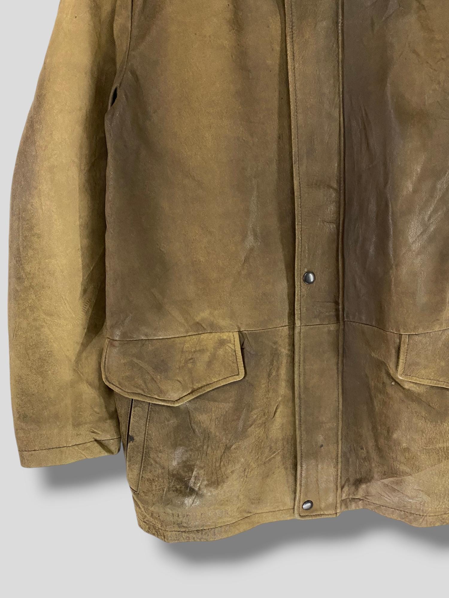 ジャケット・アウター Vintage Wind Armor Lamb Leather Jacket Vintage Wind Armor Soft Sheepskin Leather Jacket Rugged Casual