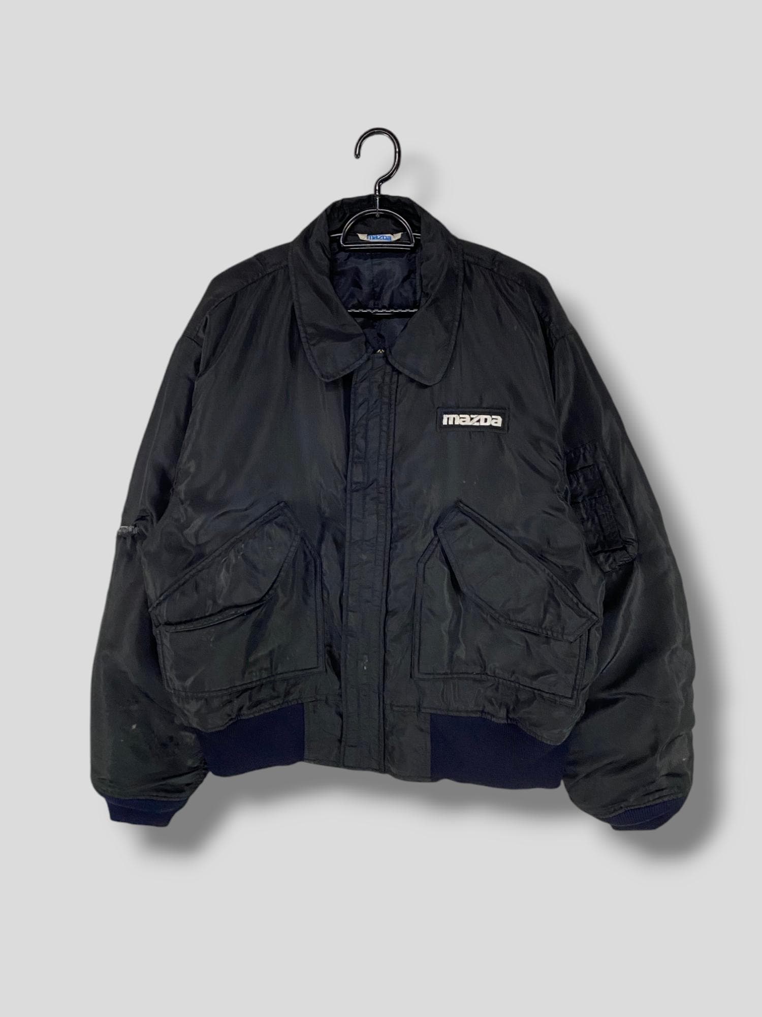 Vintage 90s Mazda Bomber Jacket Motorsport Casual Outfits Vintage 90s Mazda Bomber Jacket Motorsport Casual Outfits