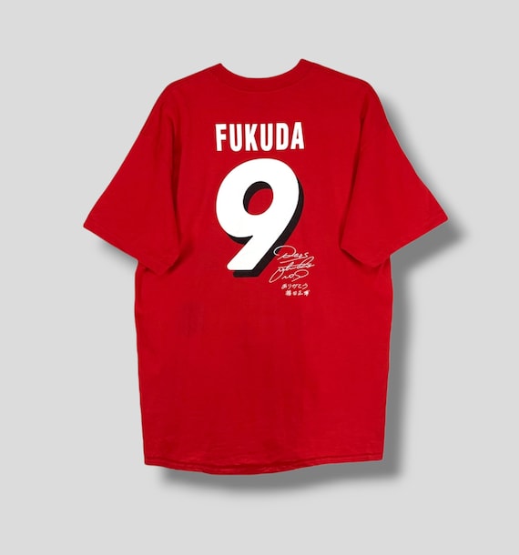 Vintage Urawa Red Diamonds Masahiro Fukuda Deadstock Tshirt Japan