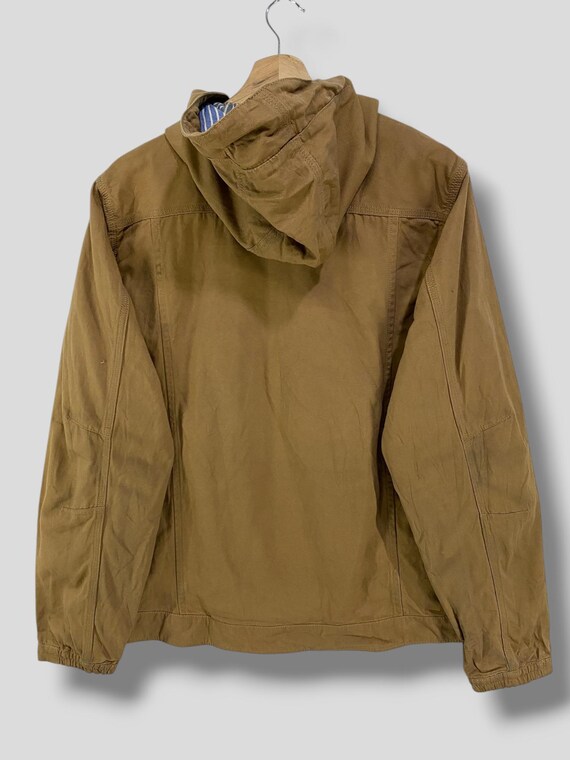 Vintage Y2k Columbia Cotton Canvas Hoodie Jacket Outdoor