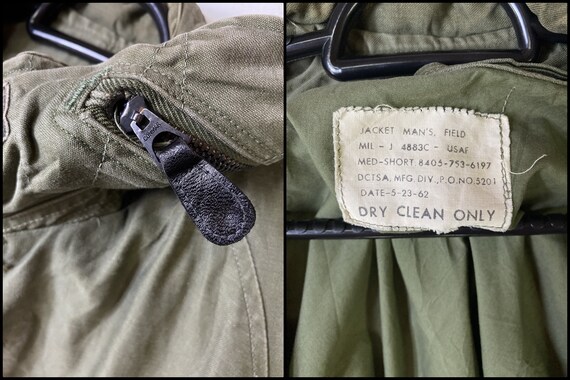 Vintage 60s USAF US Air Force Distressed Jacket Vietnam War