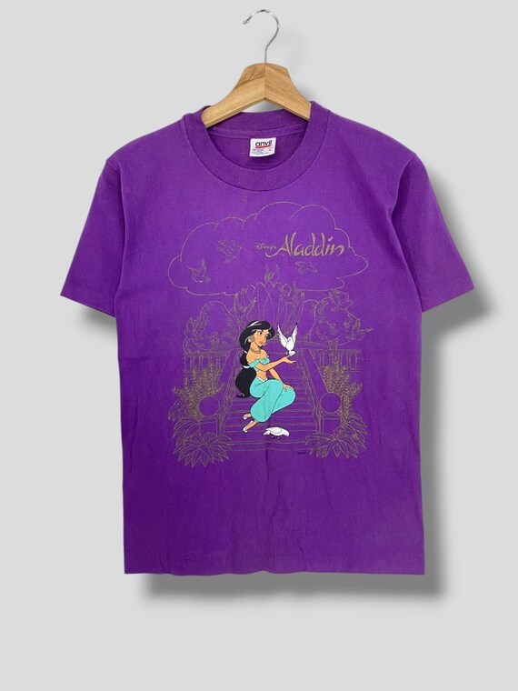 Vintage 90s Disney Aladdin Promo Shirt Collectible Animated Vintage 90s Disney Aladdin Promo Shirt Collectible Animated