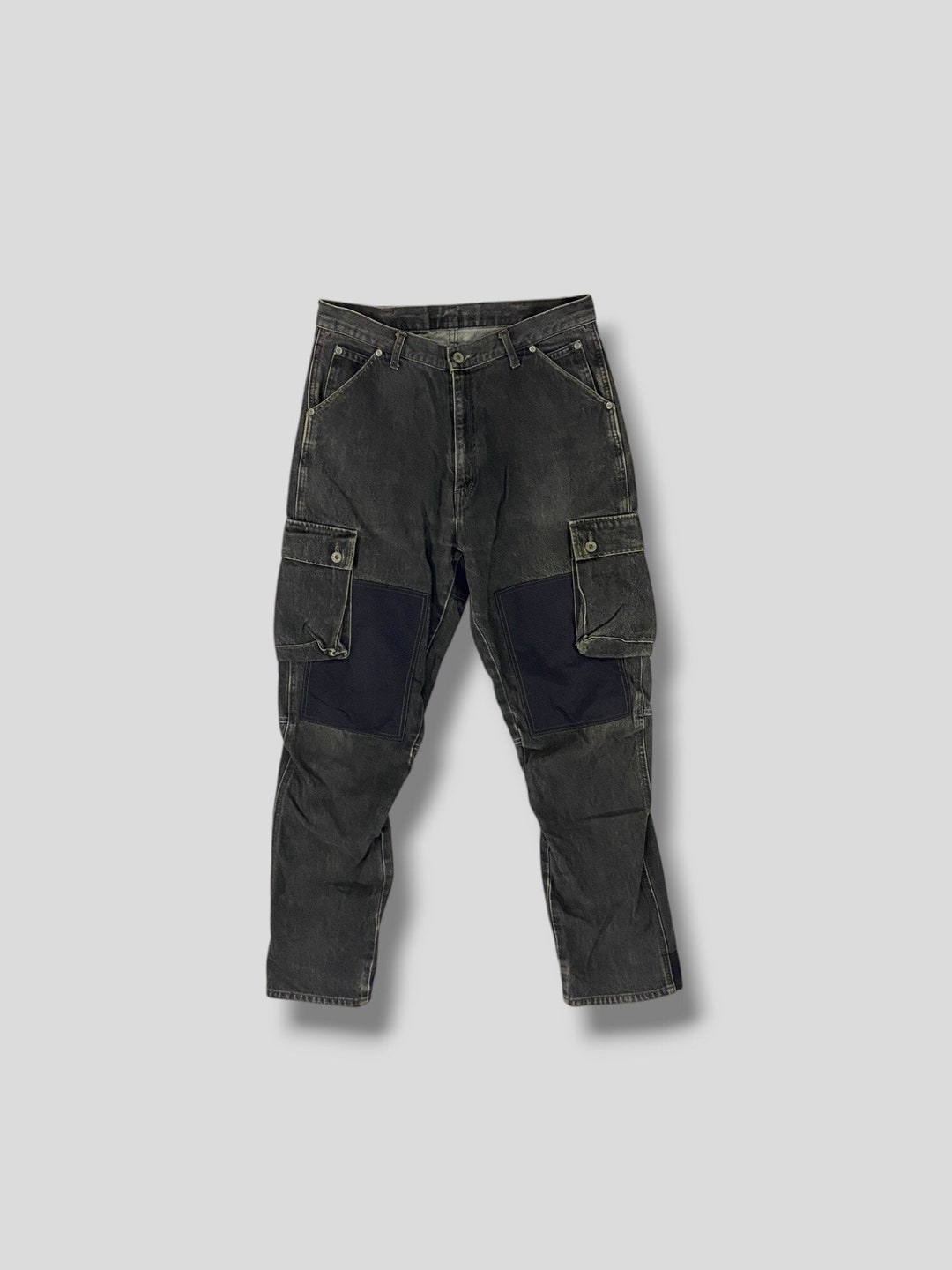 Buy Size 34 Vintage Y2K Mad Hectic Double Knee Denim Pant Japanese 