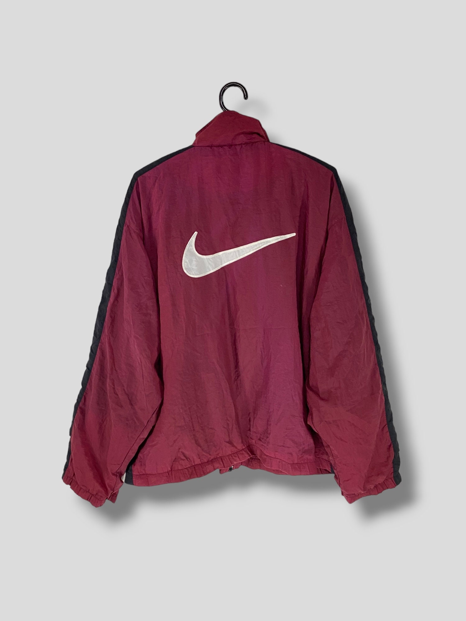 Vintage 90s Nike Embroidered Logo Windbreaker Jacket Athletic