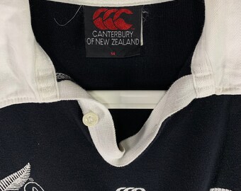 Vintage 90s Canterbury New Zealand All Blacks NZRFU Rugby