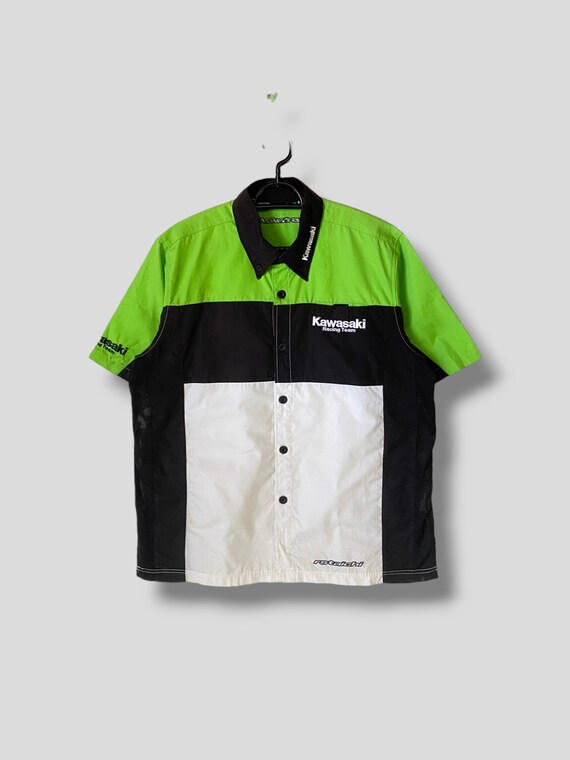 Vintage RS Taichi Kawasaki Racing Team Button Down Shirt