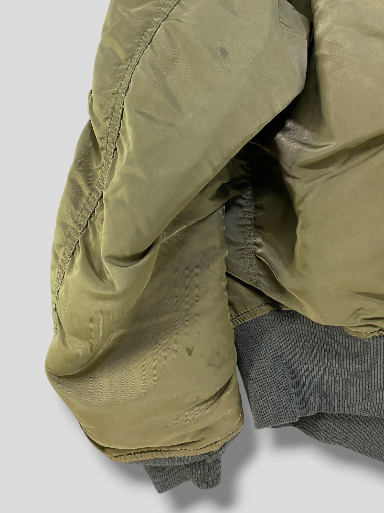 Vintage 90s Alpha Industries Reversible Flight MA-1 Bomber Jacket