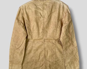 Vintage C.P. Company Flachs Linen Field Jacket Designer Casual