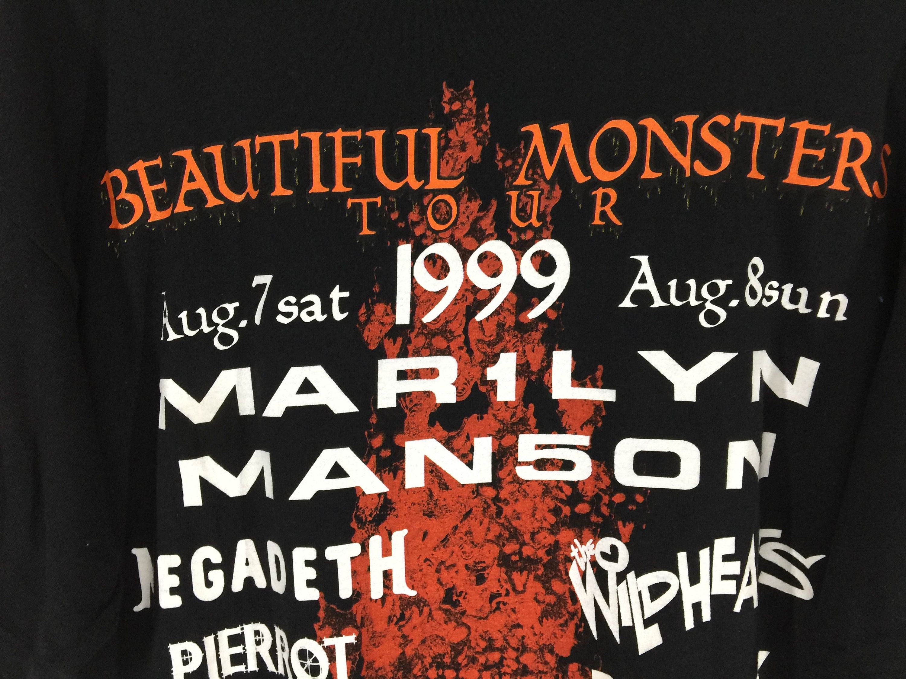 マリリン マンソン ビューティフル モンスターズツアー Tシャツ ビンテージ