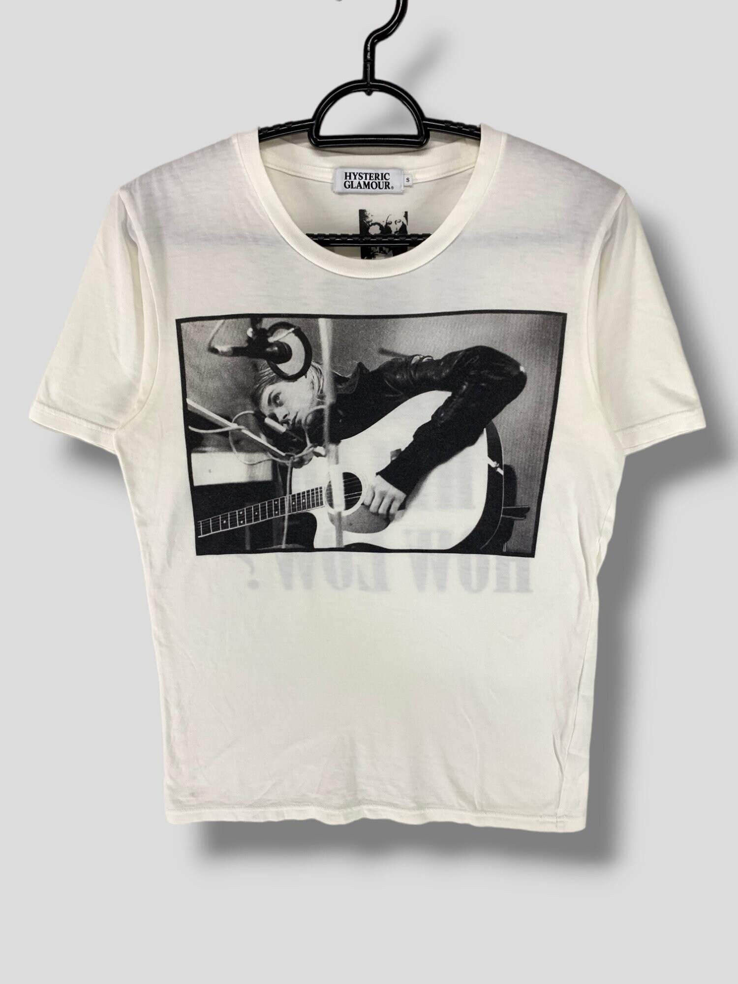 Hysteric Glamour Kurt Cobain Hello How Low Tshirt Designer