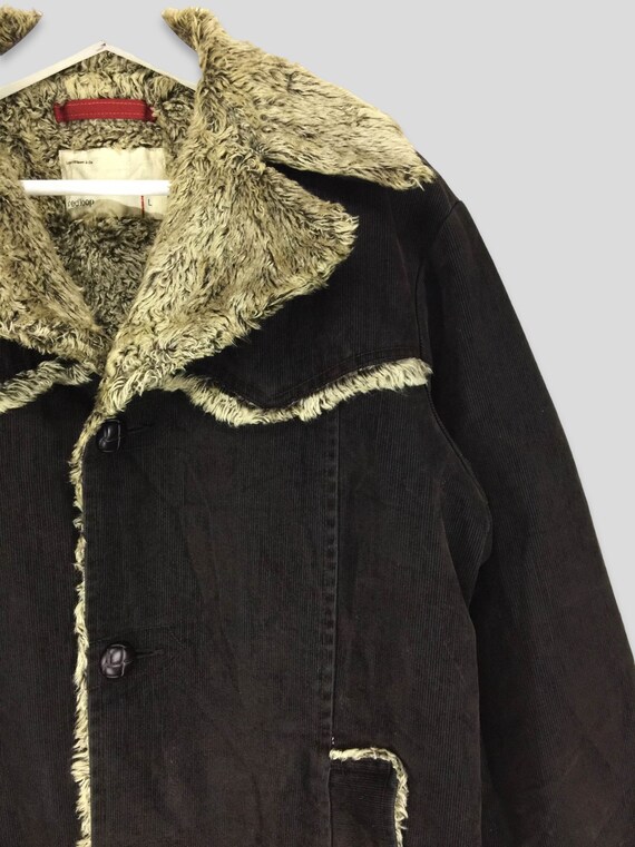 Vintage levis red loop corduroy sherpa jacket cas… - image 4