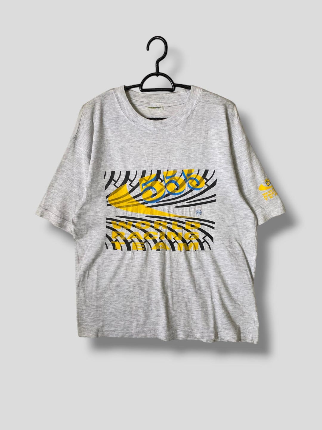 Vintage 90s 555 World Racing Team Tshirt Athletic Streetwear Casual ...