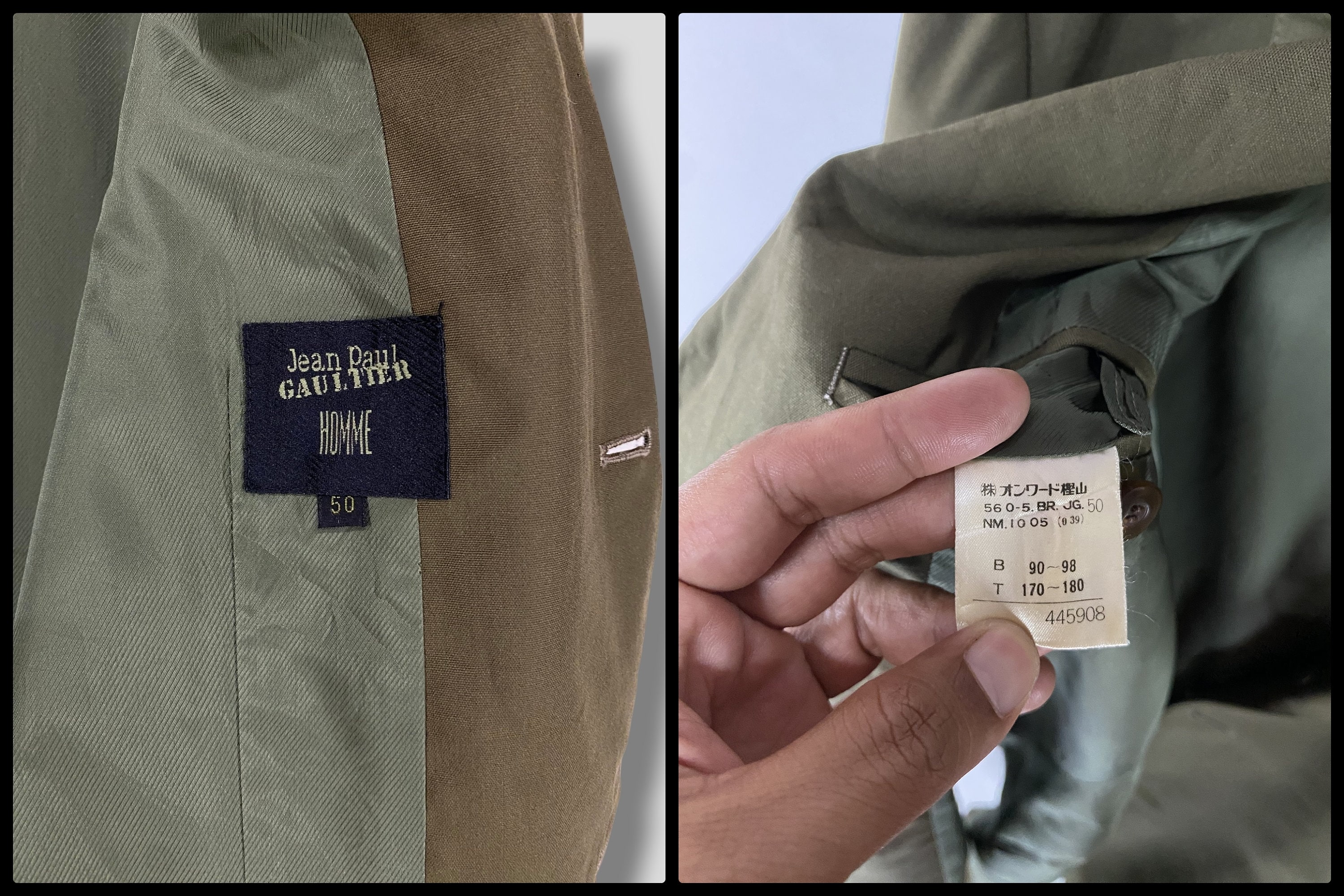 Jean Paul Gaultier Homme ダメージ コーデュロイ コート JEAN PAUL 