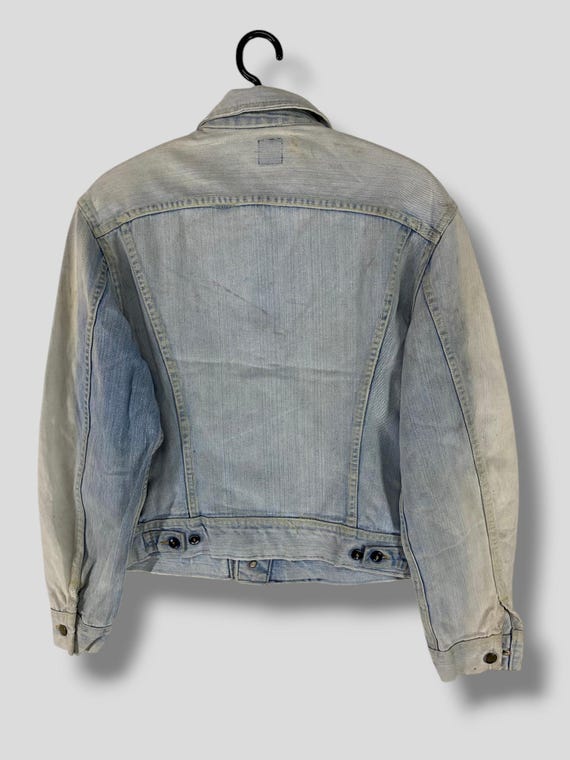 Jaqueta jeans vintage Lee Riders Union Made Westerner dos anos 60