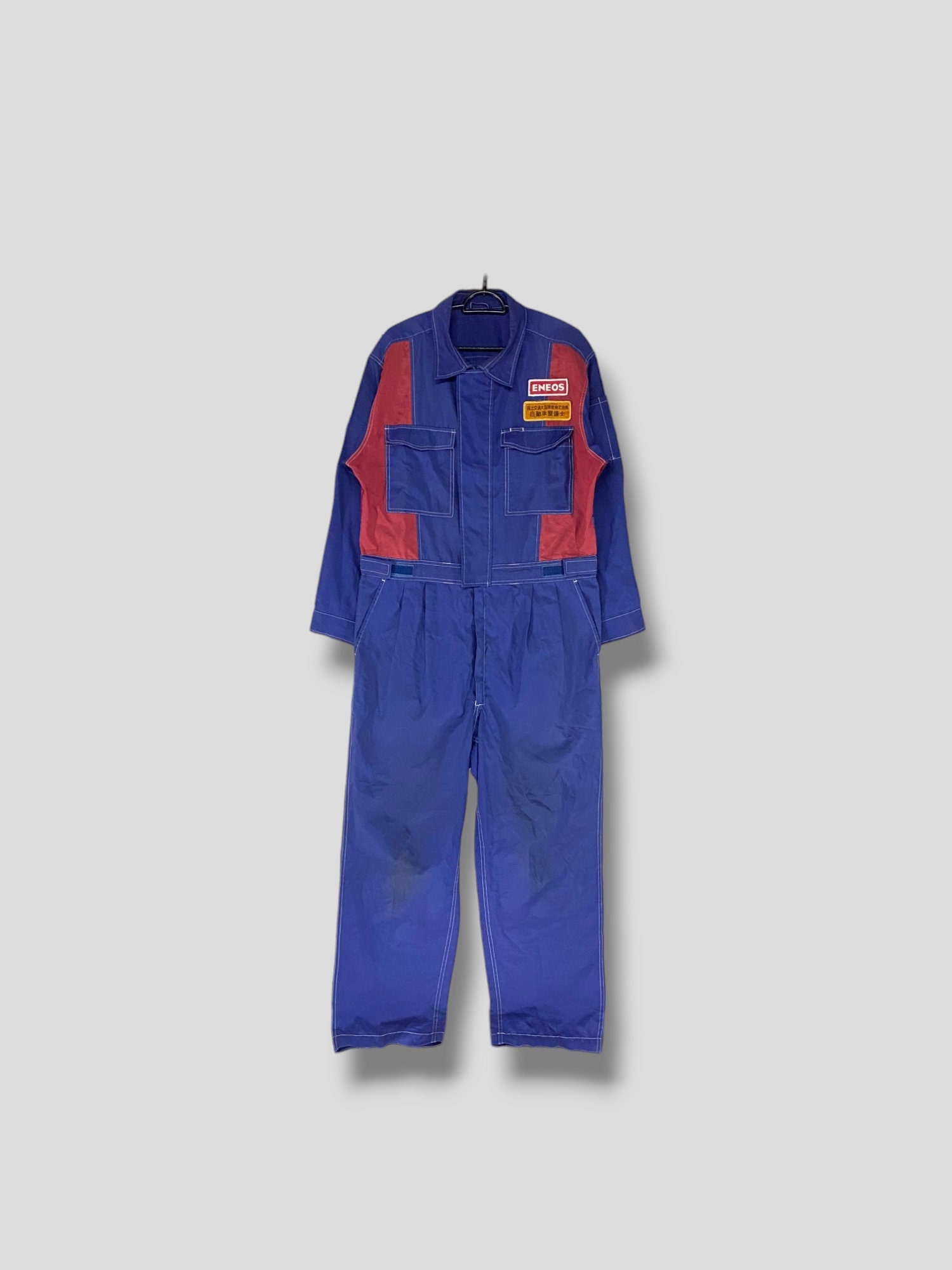 Vintage Eneos Spellout Coverall JDM Motor Oil Initial-d Anime