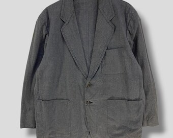 Vintage Adolfo Dominguez Casual Blazer Outerwear Chore Jacket 