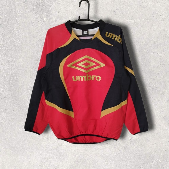 Vintage Umbro pullover jersey sportswear red pull… - image 1