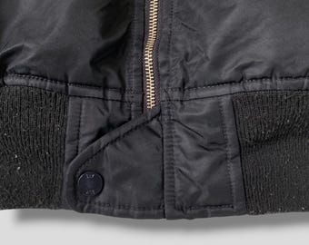 Vintage Y2k Sly MA-1 Bomber Jacket Military Fashion Streetwear