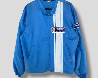 Vintage 70s 80s Crown Ford Victoria Association Nylon Jacket