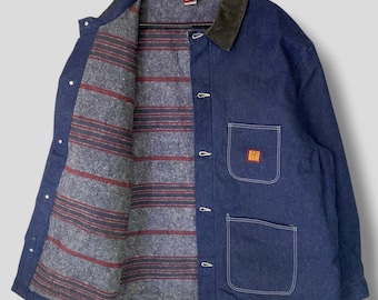 ま*す様 70-80s Lee USA製 ビンテージデニムジャケット Lサイズ 予約済み 70年代 LEE デニムジャケット、ラージブルージーンズ