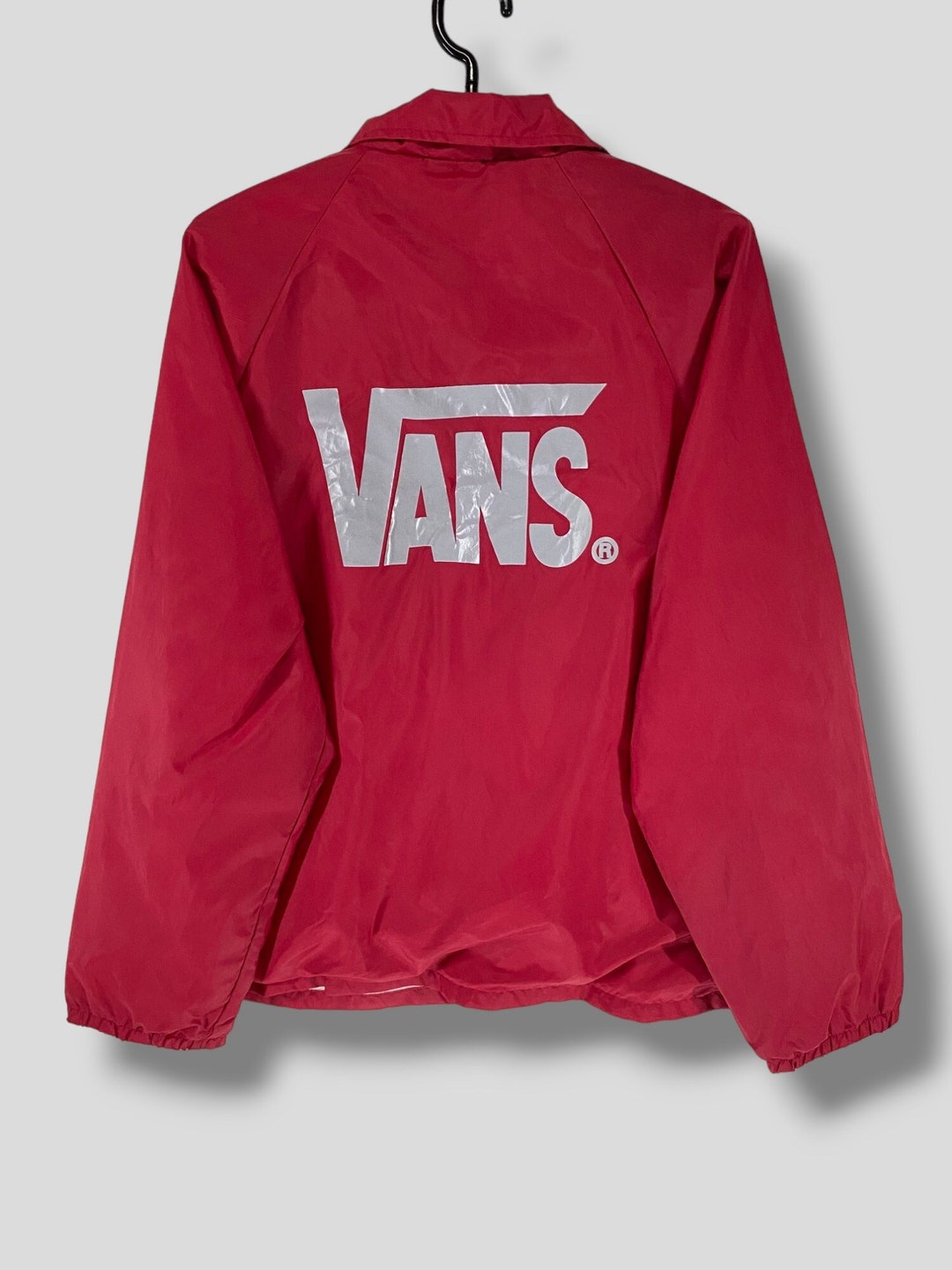 90sオールドバンズVANSビッグロゴコーチジャケット Vintage 90s Vans Big Logo Coach Jacket Vans of the Wall