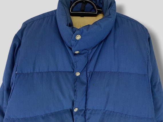 Vintage 70s The north face down puffer jacket out… - image 4