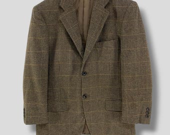 Vintage 90s Burberrys Double Breasted Wool Mohair Blazer Designer