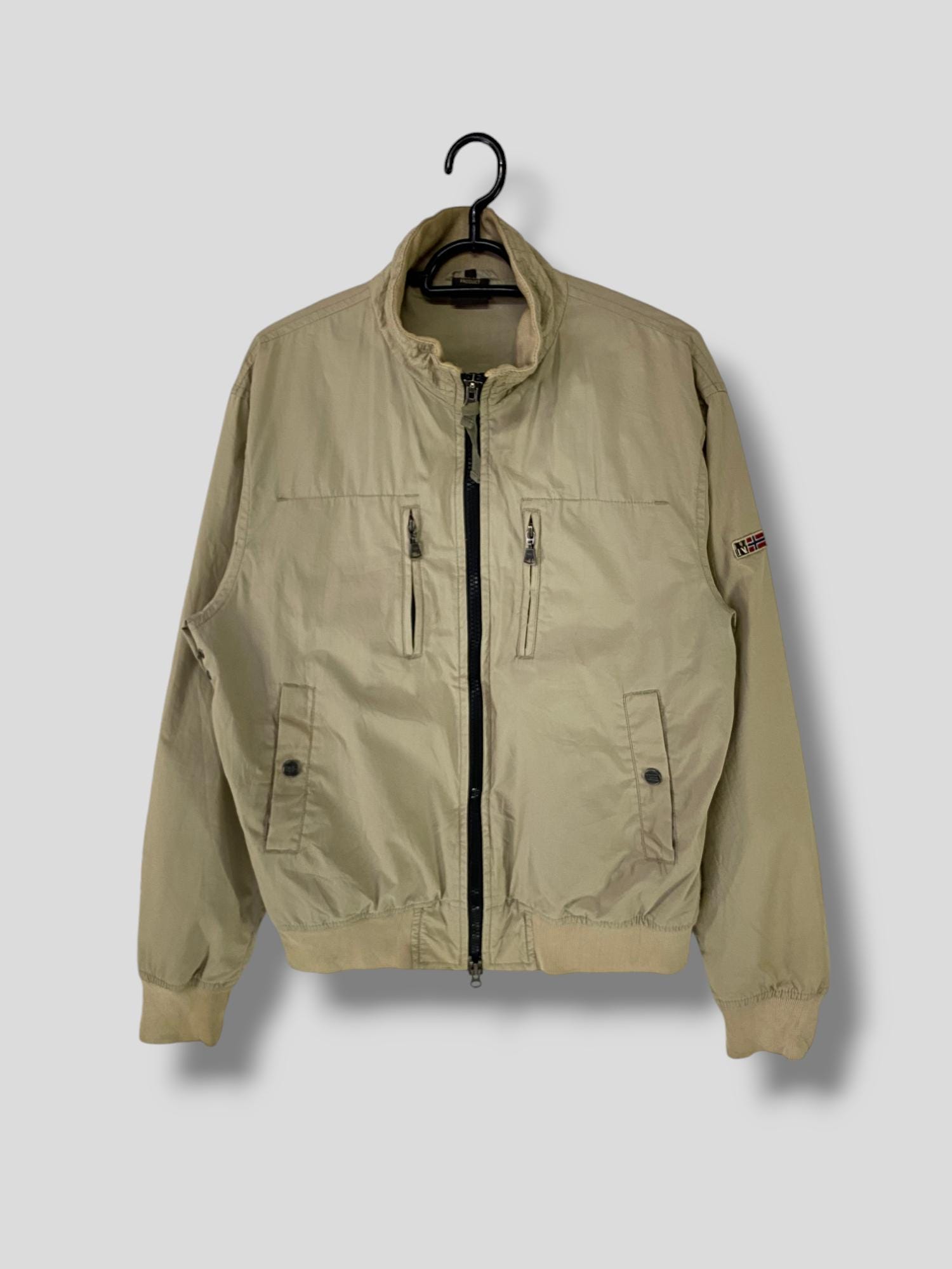 ジャケット・アウター 00s NAPAPIJRI tech gimmick logo jacket Vintage Y2K Napapijri Geographic Southern Exp Stone Wash