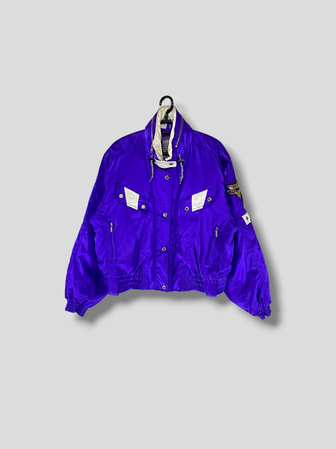 Giacca da sci vintage Boga Cruz anni '90, abbigliamento sportivo da