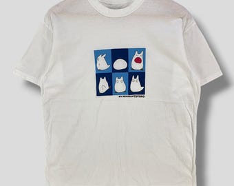 Vintage 90s Ping Pong Club Go Inachu Tshirt Japanese Cartoon White 