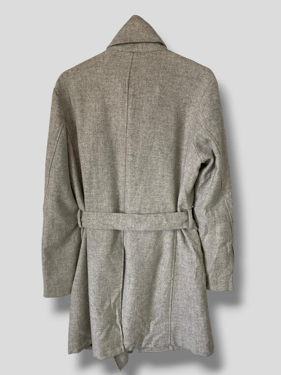 ジャケット・アウター Tornado Mart double zip draped wool coat Vintage Y2K Tornado Mart Wool Drape Coat Japanese Brand Casual