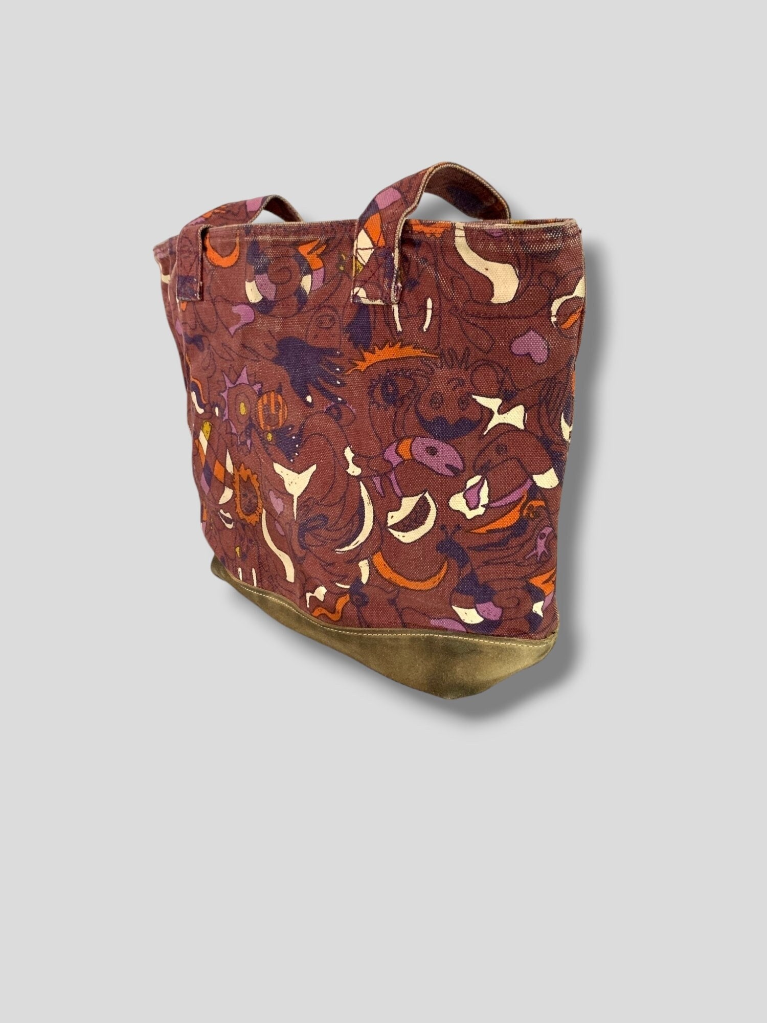 Tsumori Chisato Vintage Hand-Tooled Leather Shoulder Bag